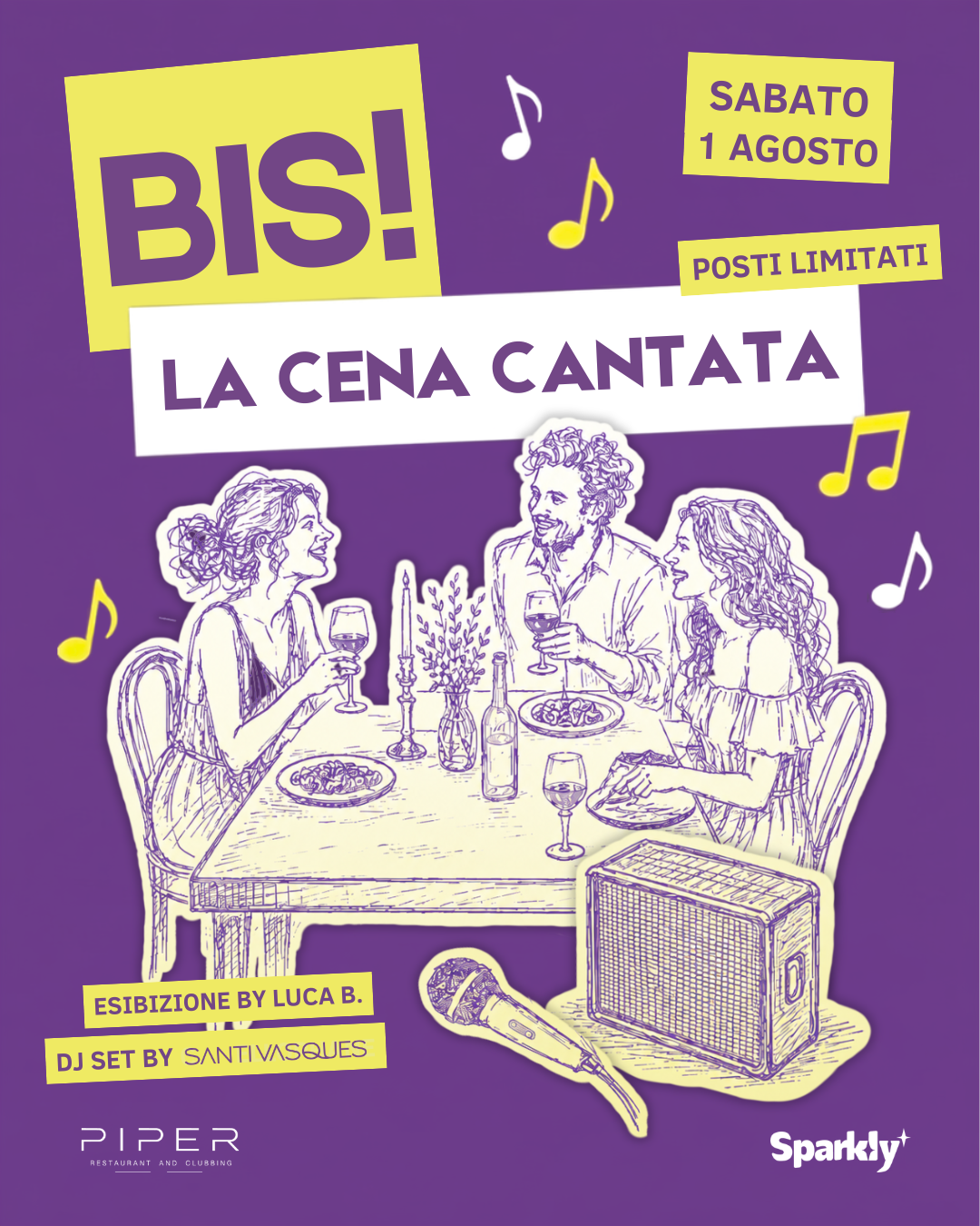 BIS! La Cena Cantata a Verona | Terrazza del Piper