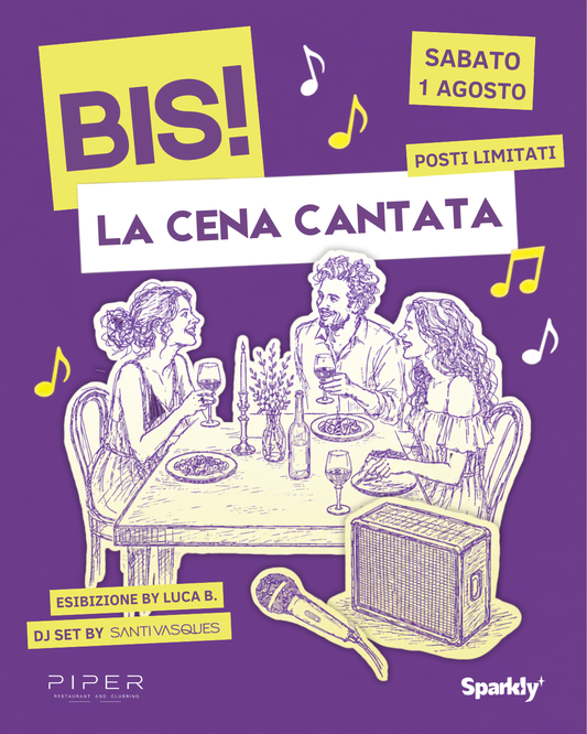 BIS! La Cena Cantata a Verona | Terrazza del Piper